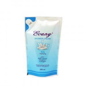Evany Shower Cream Milk Hydrating Refill 500 ml